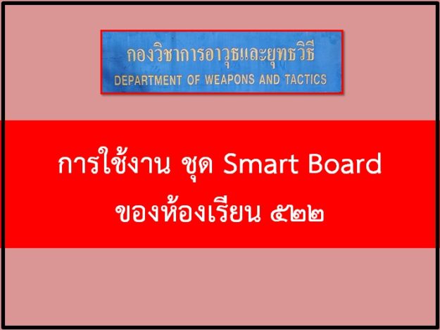 รูปประจำ คลิป การใช้งาน ชุด Smart Board